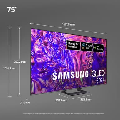Samsung 75" Q77D 4K QLED Smart TV (2024)
