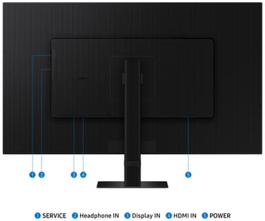 Samsung ViewFinity S7 32" skjerm (sort)