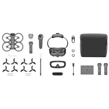 DJI Avata 2 dronesett (grå, 3 batterier)