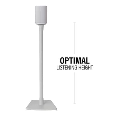 SANUS Gulvstativ for Sonos Era 100 Single Hvit