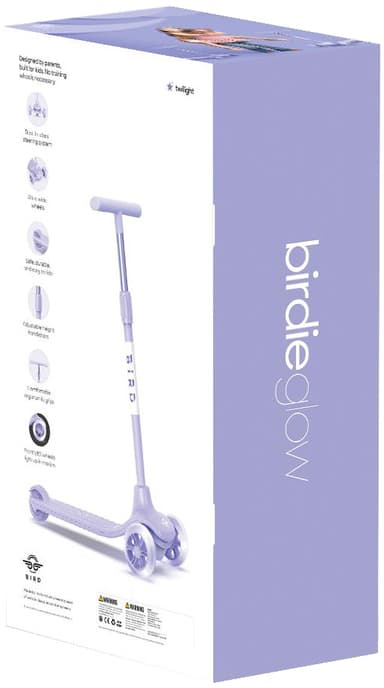 Bird Birdie Glow kids sparkesykkel VA00060 (Twilight)