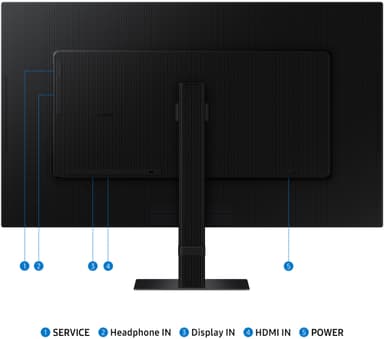 Samsung ViewFinity S7 27" skjerm (sort)
