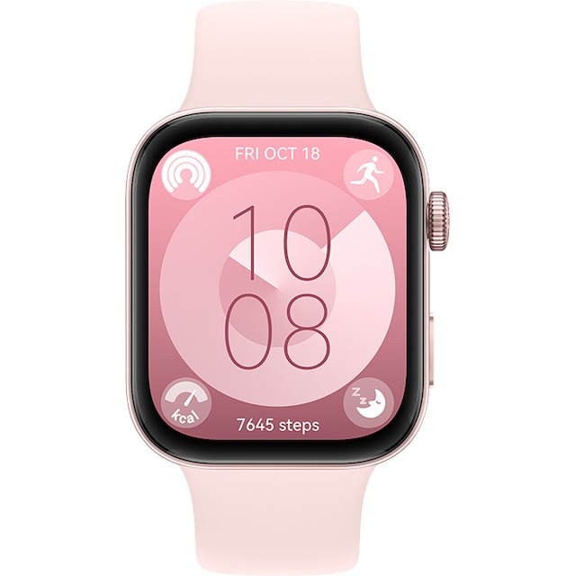 Huawei Watch Fit 3 sportsklokke (rosa)
