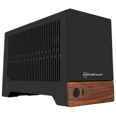 PCSpecialist Terra 100 R7-7X3D/16/1TB/4070S stasjonær gaming-PC (sort)