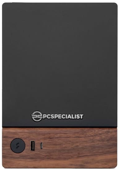 PCSpecialist Terra 100 R7-7X3D/16/1TB/4070S stasjonær gaming-PC (sort)