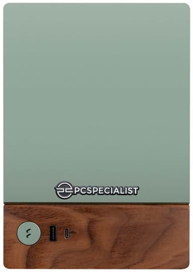 PCSpecialist Terra 200 R7-7X3D/32/2TB/4070Ti S stasjonær gaming-PC (Jade)