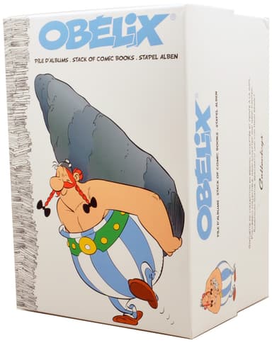 Plastoy Asterix & Obelix samlefigur (Obelix with Comics)