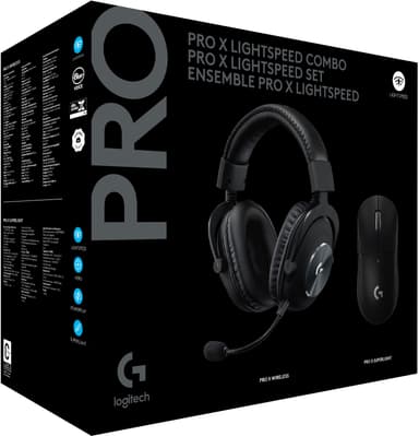 Logitech G Pro X pakke med trådløs mus og headset