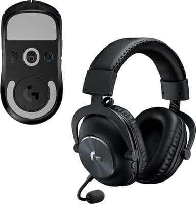 Logitech G Pro X pakke med trådløs mus og headset