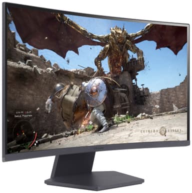 LG UltraGear 27GS60QC 27" buet gamingskjerm