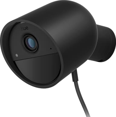 Philips Hue sikkerhetskamera (kablet/sort)