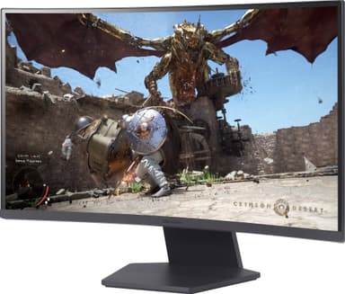 LG UltraGear 27GS60QC 27" buet gamingskjerm