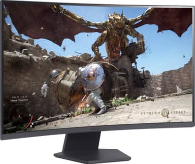 LG UltraGear 32GS60QC 32" buet gamingskjerm