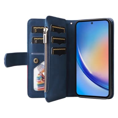 KS Lommebok-deksel til Samsung Galaxy A35 - Blå