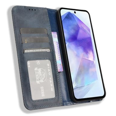 Lommebok-deksel Til Samsung Galaxy A35 5G - Blå