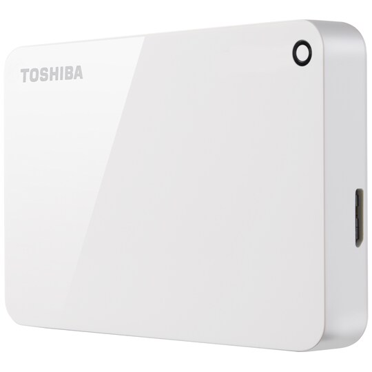 Toshiba Canvio Advance bærbar harddisk 4 TB (hvit)
