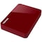 Toshiba Canvio Advance bærbar harddisk 4 TB (rød)