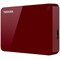 Toshiba Canvio Advance bærbar harddisk 4 TB (rød)
