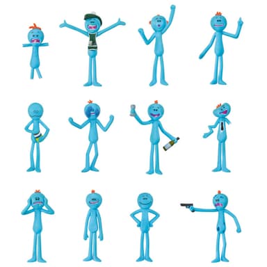 Numskull: Rick and Morty Mr. Meeseeks juledekorasjoner (12-pk.)