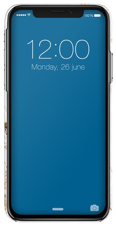 iDeal fashion mobildeksel for iPhone XR (carrara gull)