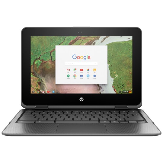 HP Chromebook x360 11-ae004no 11,6" 2-i-1 (grå)