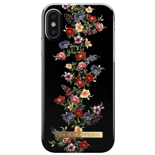 iDeal fashion deksel for iPhone X/Xs (dark floral)