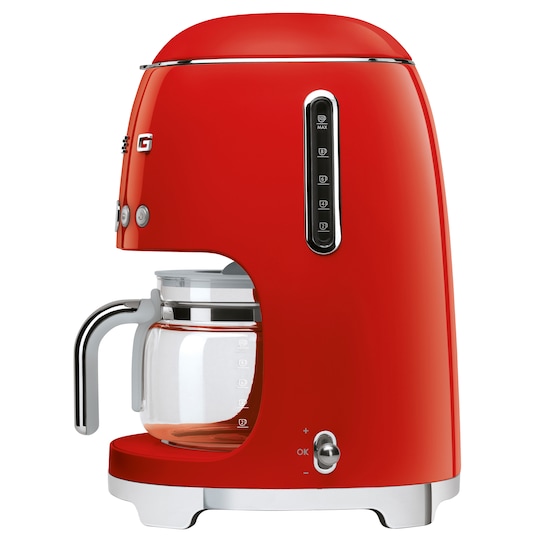 Smeg 50 s Style kaffemaskin DCF01RDEU  (rød)