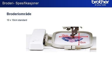 Brother m240d disney symaskin broderi