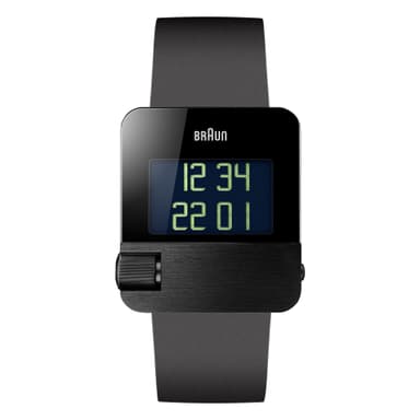 Braun prestige digital klokke med gummi rem