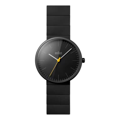 Braun klassisk klokke med keramikk rem