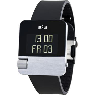 Braun prestige digital klokke med gummi rem