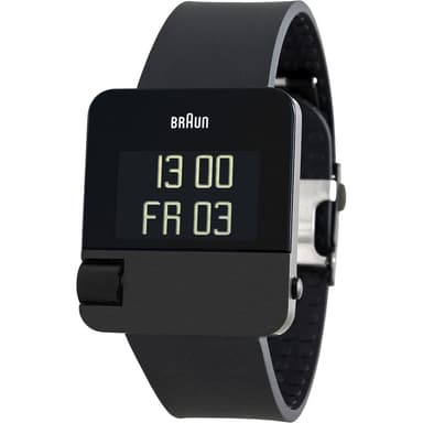 Braun prestige digital klokke med gummi rem