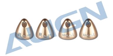 M425001XVT MR25 Propeller Nut Champagne 4pcs