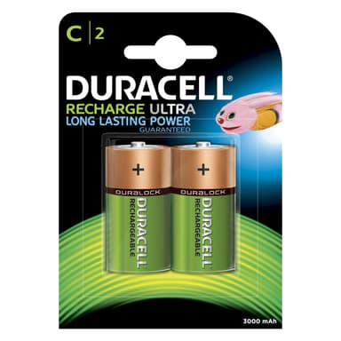 Duracell Recharge Plus C 3000aAh 2 stk