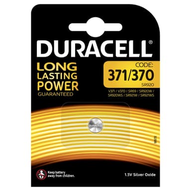 Duracell klokkebatteri 371/370