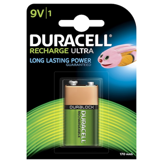 Duracell Recharge Plus 9V 170mAh 1 stk