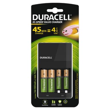 Duracell 4t AAAAA lader Batterier Elkjøp aa lader