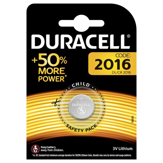 Duracell batteri DL2016
