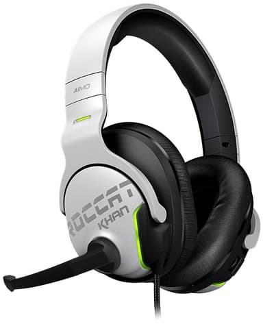 Roccat Khan AIMO gaming headset (hvit)