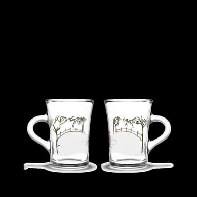 Holmegaard jul hotdrink glass 2018 2stk