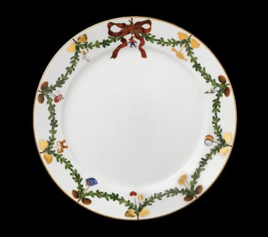 Royal copenhagen stjerne riflet christmas tallerken 27 cm