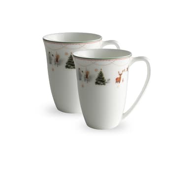 Wik & walsøe julemorgen krus 2stk 30cl