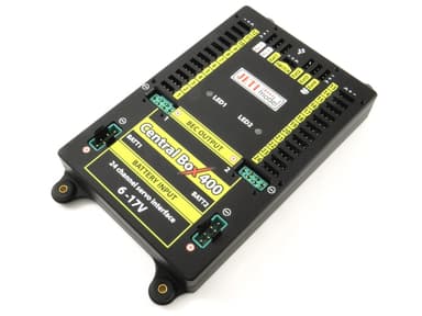 Jeti Central Box 400 w/ 2x Rsat2 & 1x RCswitch