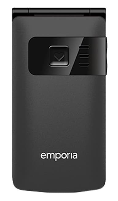 Emporia Flip Basic mobiltelefon (sort)