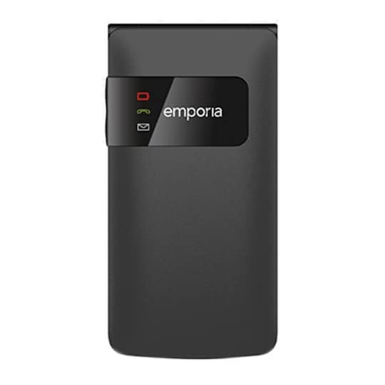 Emporia Flip Basic mobiltelefon (sort)