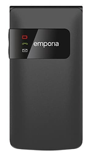 Emporia Flip Basic mobiltelefon (sort)