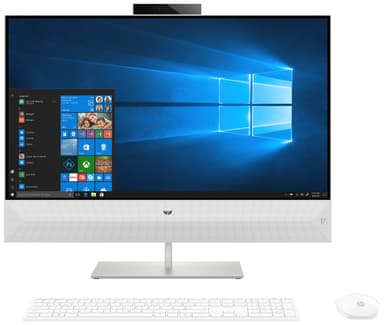 HP Pavilion 27-xa0092no 27" alt-i-ett stasjonær PC (hvit)