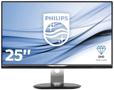 Philips Brilliance 258B6QUEB 25" skjerm (sort)