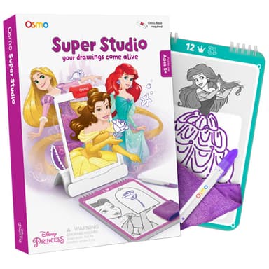 Osmo Super Studio Disney-prinsesser Sketchpad skisseblokk