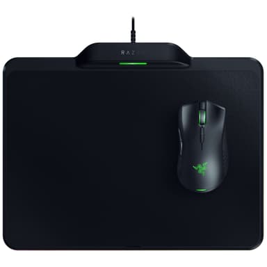 Razer Mamba + Firefly HyperFlux gamingmus med trådløs opplading Razer Mamba + Firefly HyperFlux gamingmus med trådløs opplading